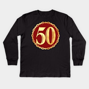 50 Kids Long Sleeve T-Shirt